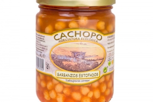 GARBANZOS ESTOFADOS 400GR CACHOPO